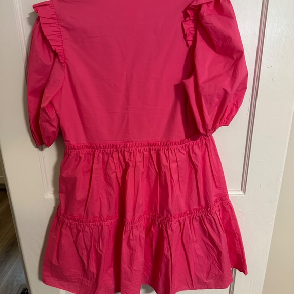 TUCKERNUCK Hyacinth House Fuchsia Pascale Mini Dress Small - Picture 6 of 8